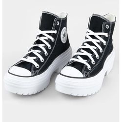 Womens Converse Chuck Taylor All Star Hi Lugged Sneaker - Black