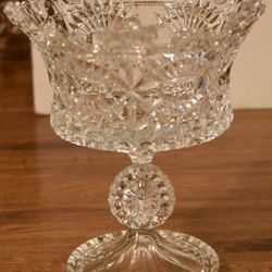 Crystal Footed Fruit Bowl Centerpiece #2