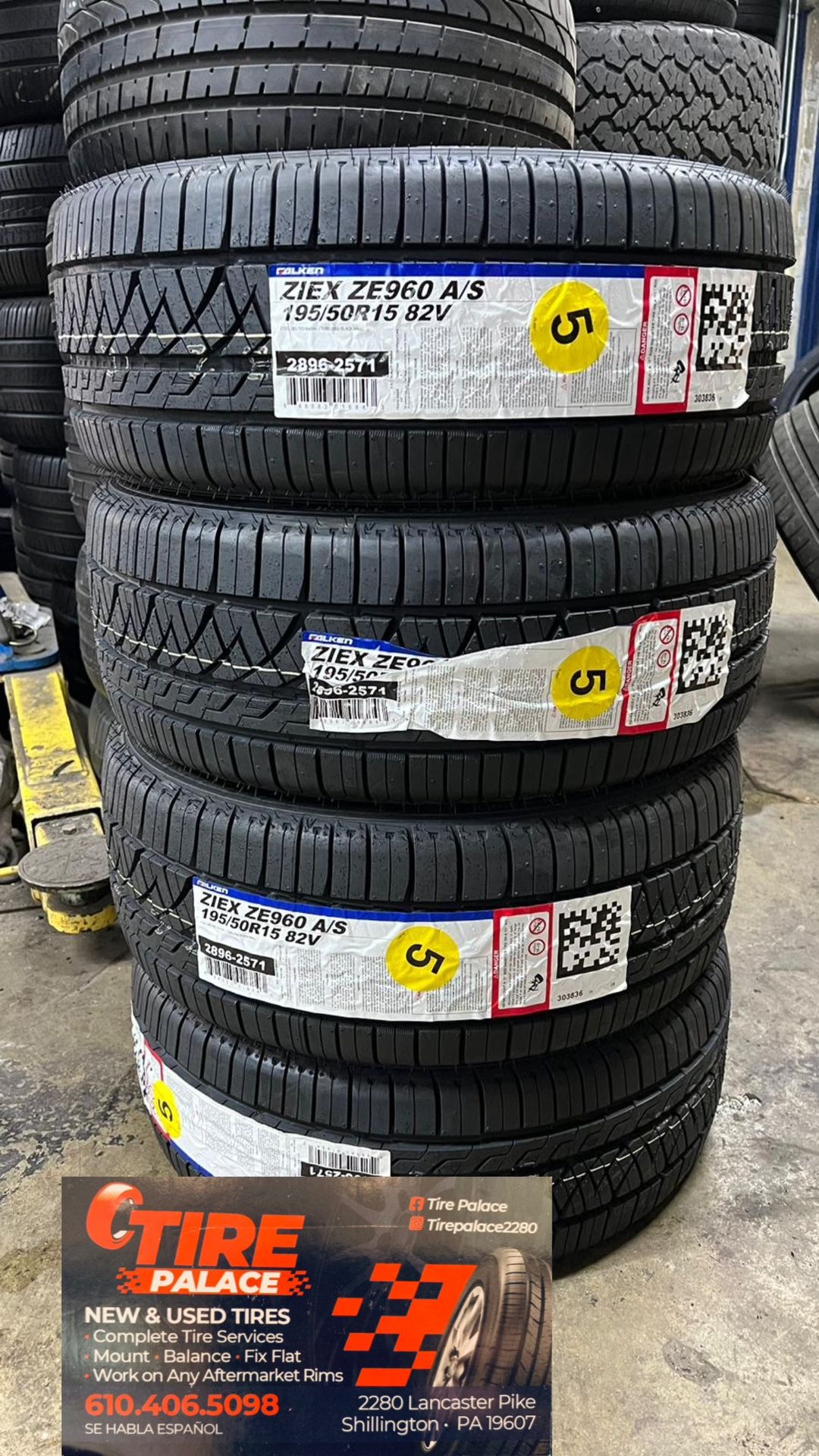 New tires 195/50/15 Falken