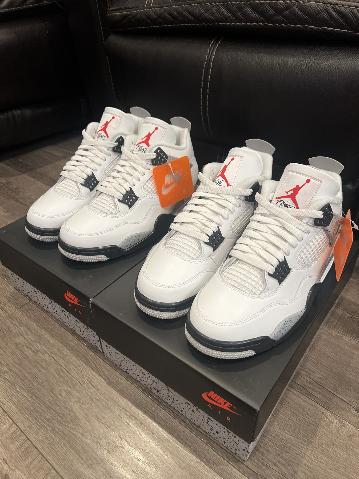 Air Jordan 4 Retro “White Cement” (8.5M & 9M)