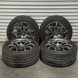 Enkei PF09 18x9.5 +40 - 5x114.3 With Falken Azenis FK510 265/35R18