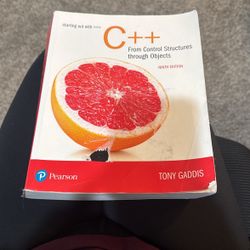 c++ from control structures through objects 9th Edition Book 
