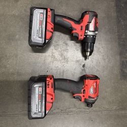 Milwaukee Drill And Impact And 6.0 BATTERIES