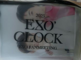 EXO 2023 EXO' CLOCK Fanmeeting Banner Set (Package Opened Never Used)
