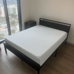 Like New Queen Mattress and Frame
