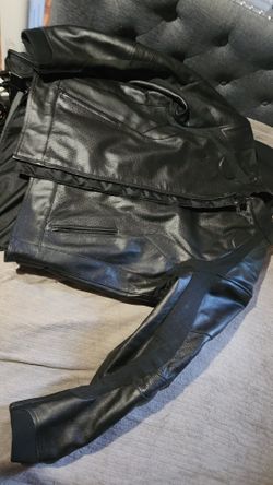 Leather Jacket Xl Black 