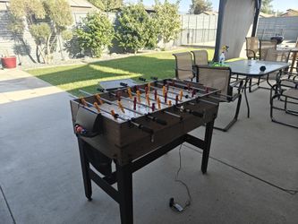 Pool foosball and hockey table