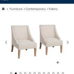 Swoop Arm Chairs
