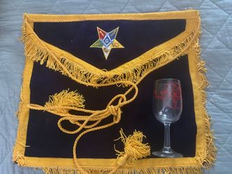 Easter Star Apron and a  Lesser Key of Solomon glass