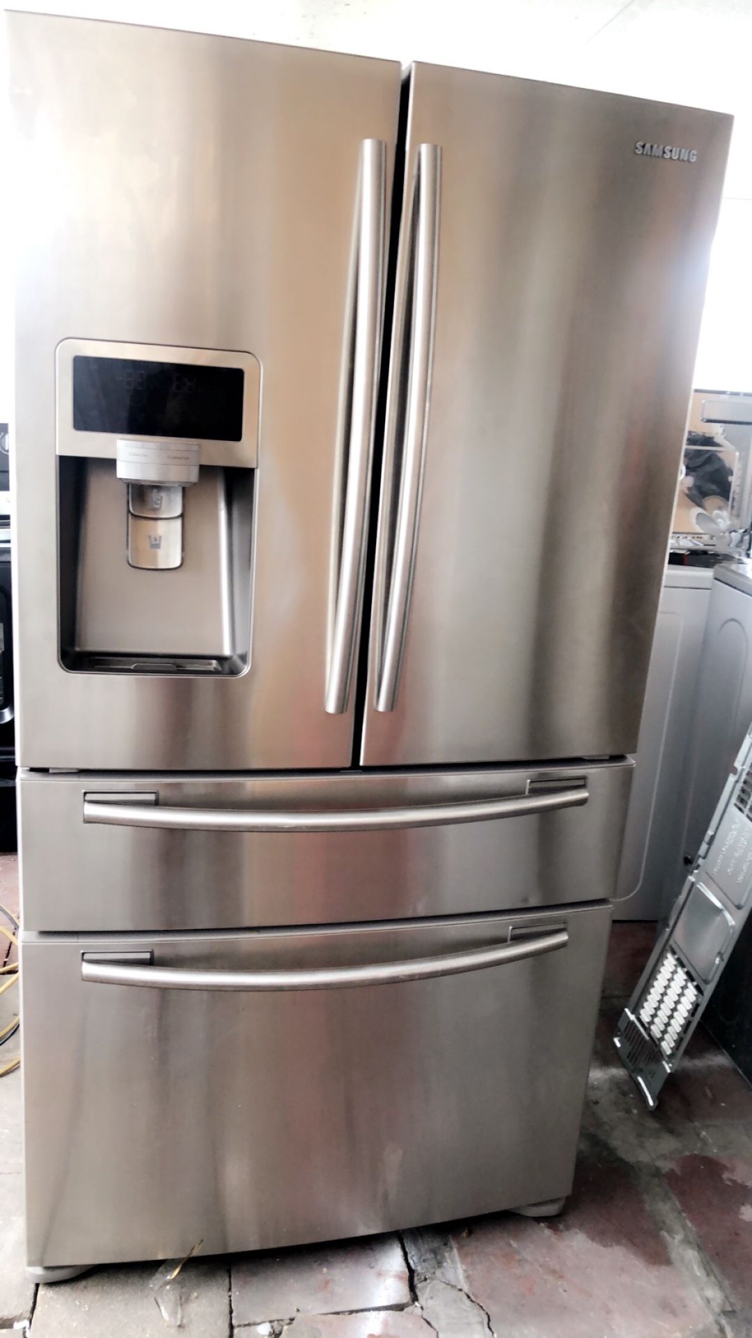SAMSUNG STAINLESS STEEL REFRIGERATOR LIKE NEW IN PERFECT CONDITIONS WITH WARRANTY. BELLA NEVERA SAMSUNG COMO NUEVA