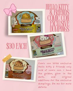 San Diego Comic Con 2026 Hello Kitty Mystery Dumpling