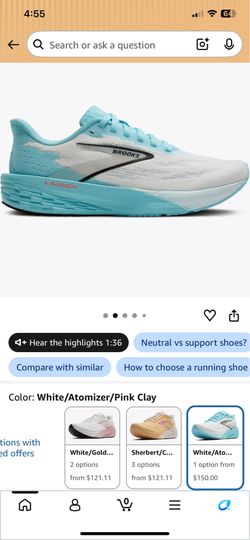 BROOKS size 11.5 de mujer 9.5 hombre
