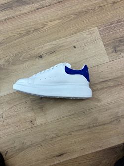 Alexander McQueen White Blue Sneakers