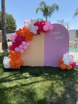 Backdrops Pink And Orange