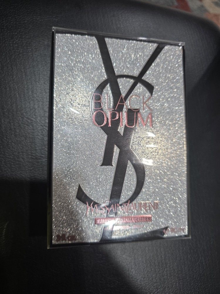 Ysl Black Opium Eau de Parfum Glitter with Marshmallow & Coffee