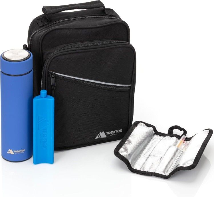 Insulin Cooler Travel Case - Insulated Insulin Travel Case TSA Compatible - Insulin Travel Cooler with Ice Packs, Carry Bag, & Thermometer - Diabetic