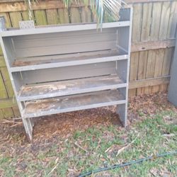 3 Metallic Shelves