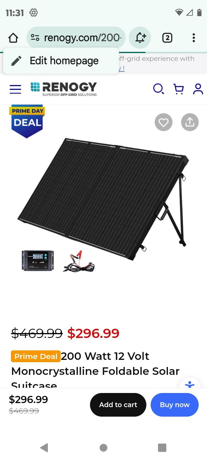 Renogy Plug N Play Solar Panels