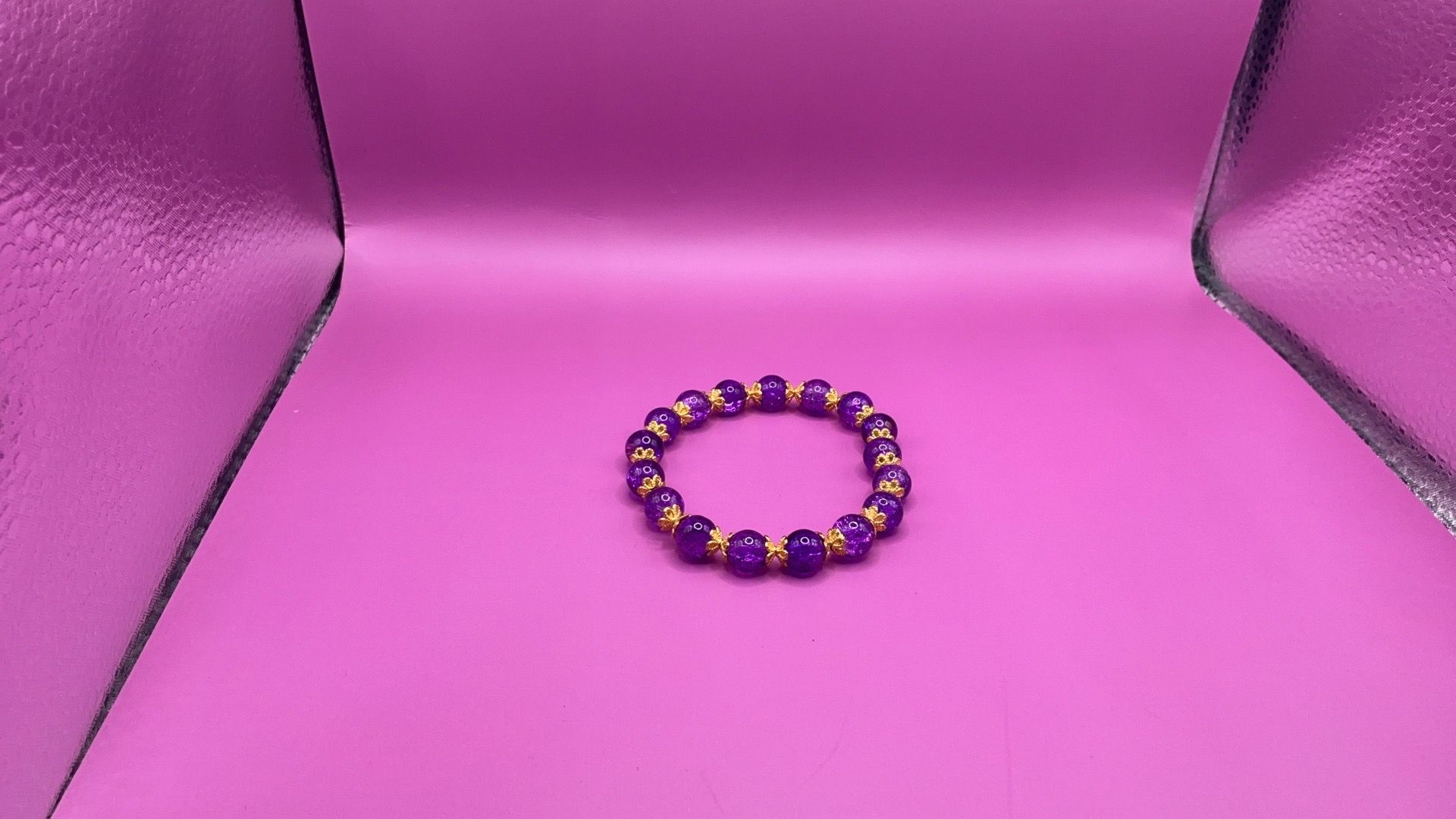 purple bracelet
