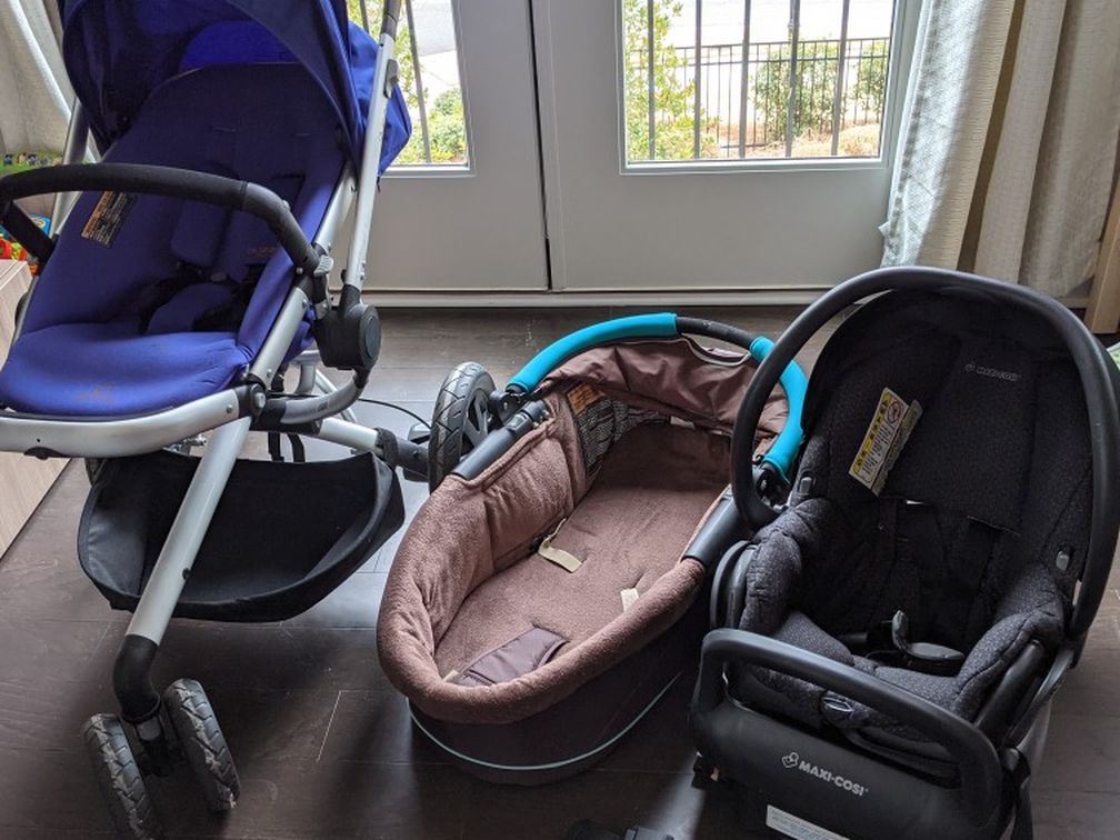 Quincy Stroller+bassinet+Infant Car Seat