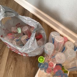 a lot of baby/infant bottles - free