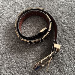 Mexican Blue Shiny Belt 