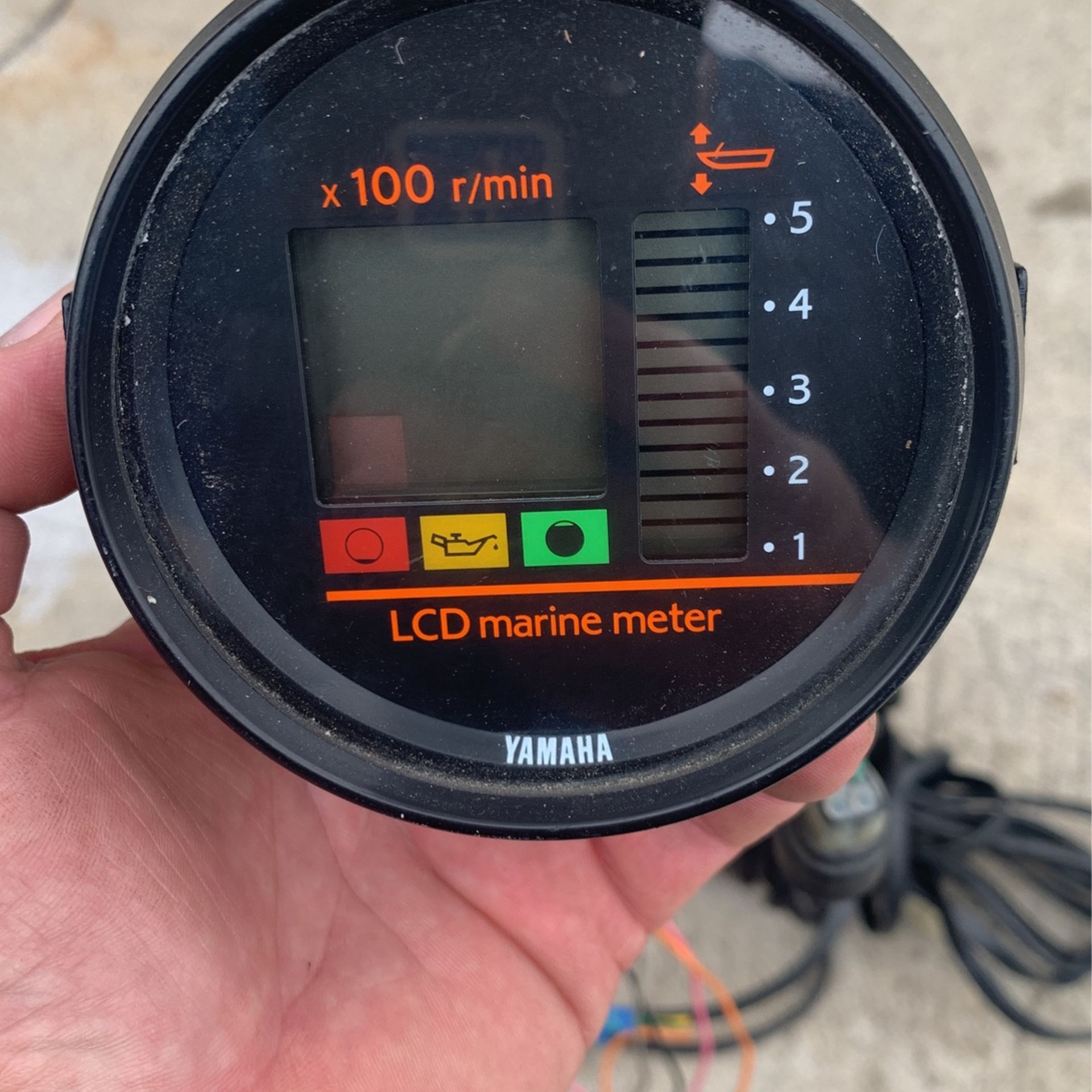 Yamaha LCD Marine Meter