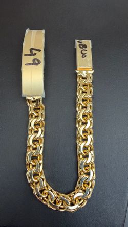 Solid chino bracelets 10kt chino link gold bracelet