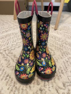 Toddler Girl Size 9 Rain Boots