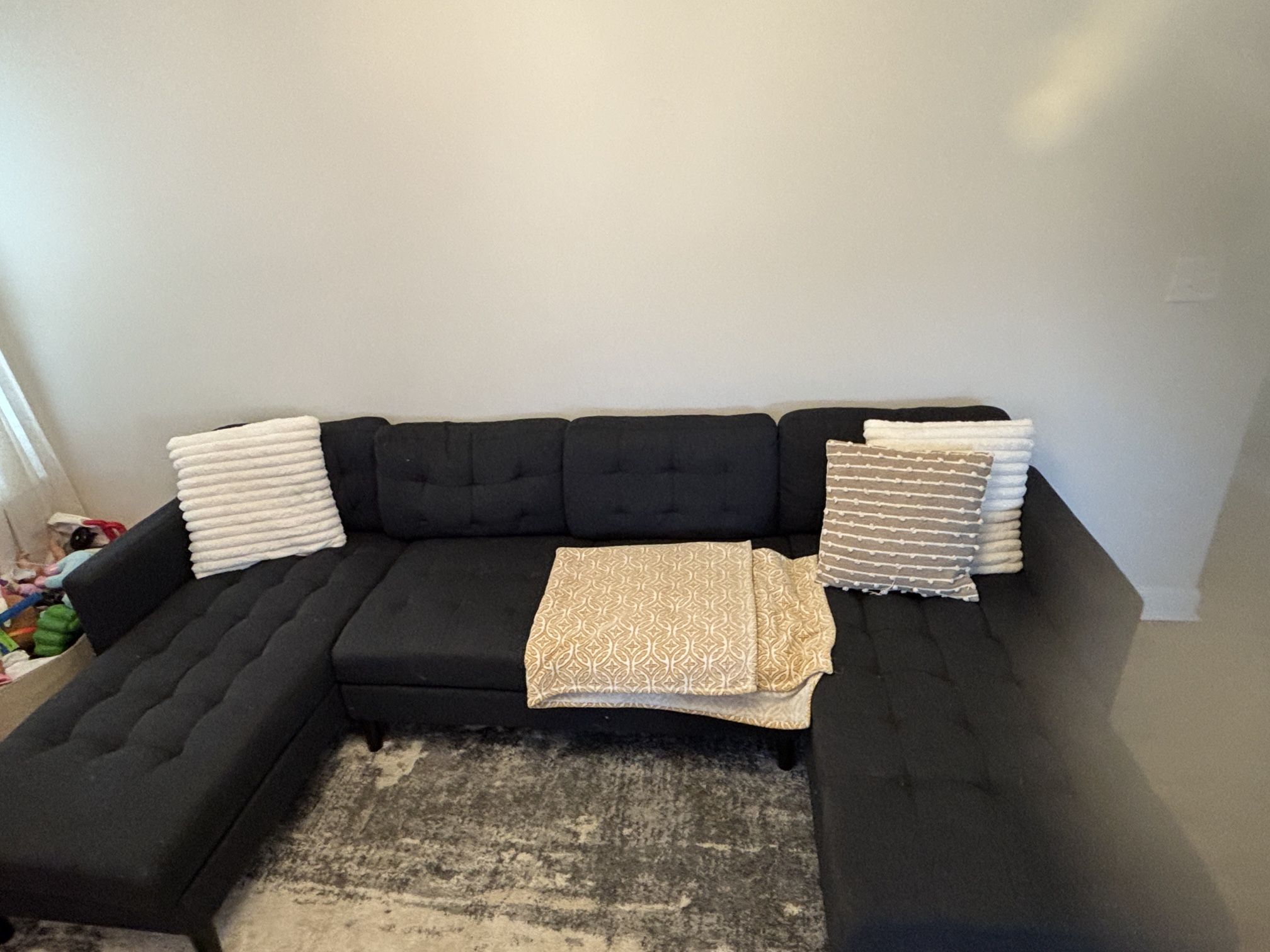 Charcoal Grey Sectional