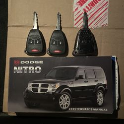 3 Like New Jeep, Dodge, Chrysler Keys