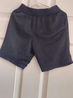 Navy Blue Mesh Athletic Shorts