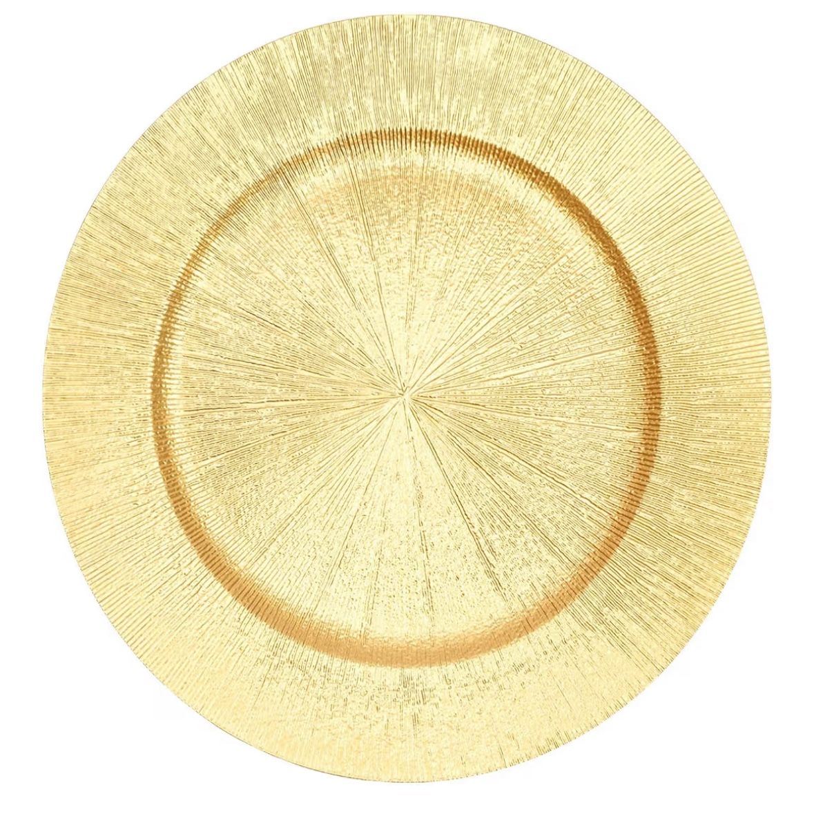 Gold Charger Plates 100Pcs