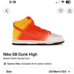 NIKE SB CANDY CORN SIZE 10.5