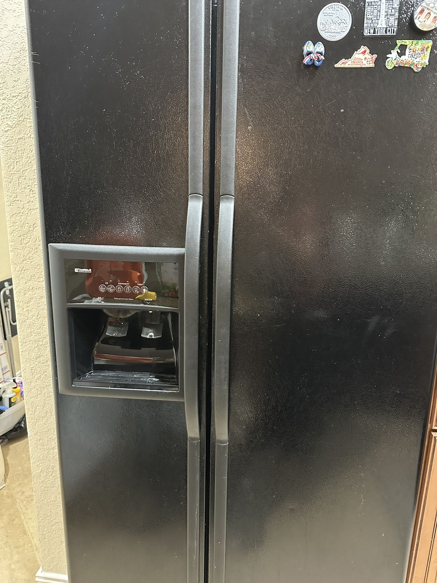 Kenmore Side By Side Refrigerator Black