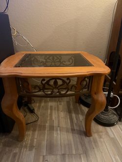 Solid Wood End Table