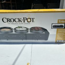 Brand New Trio Crock Pot