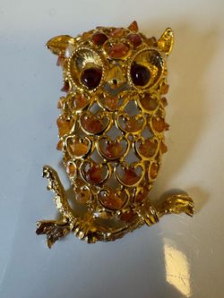 Owl Brooch