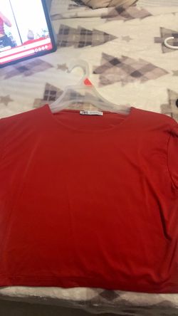 Zara red shirt