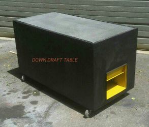 Down draft sanding table
