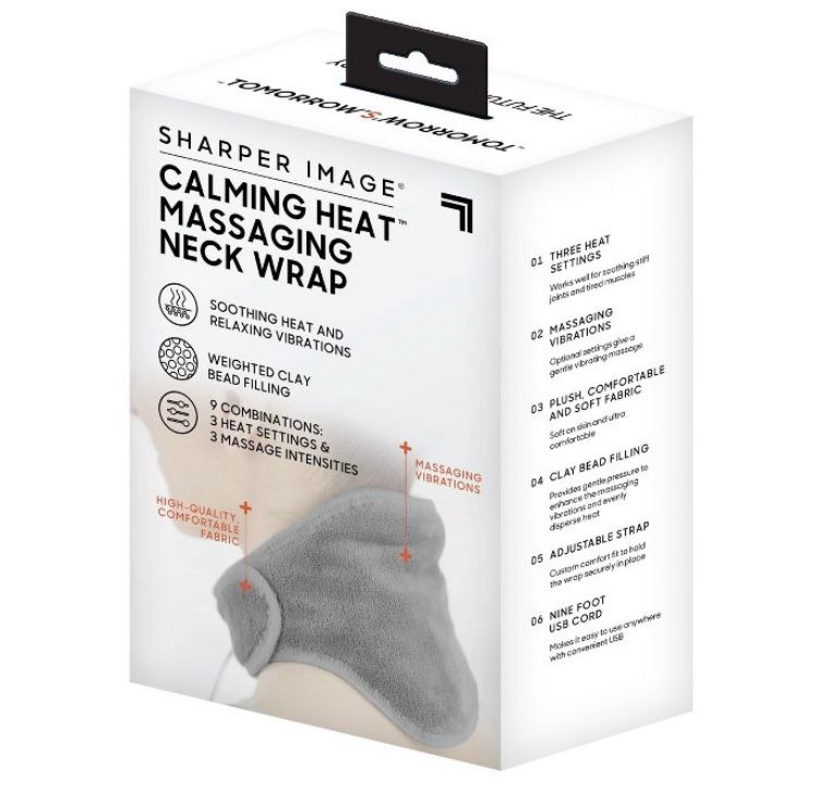 Calming Heat Massaging Neck Wrap ~ NEW