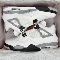 Air Jordan 4 White Cement 2025 Retro FV5029-100 Men’s Sizes 12 And 13