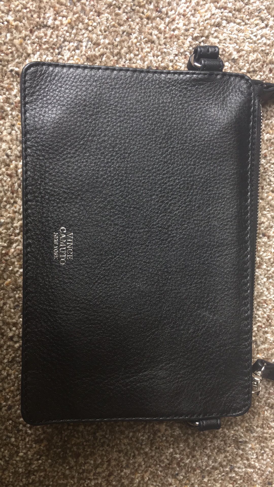 Vince camuto Nordstrom purse messenger bag black leather small