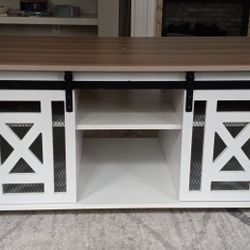 FarmHouse Coffee Table, TV Stand With Storage