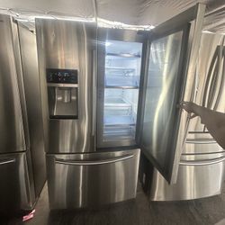 Samsung French Door Stainless Steel Fridge + Extra Door We Deliver And Install👨🏻‍🔧🚚