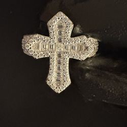 Diamond Cross Ring 