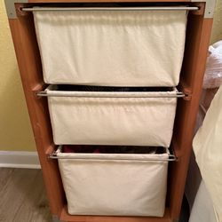 End tables With 3 Pull Out Baskets 