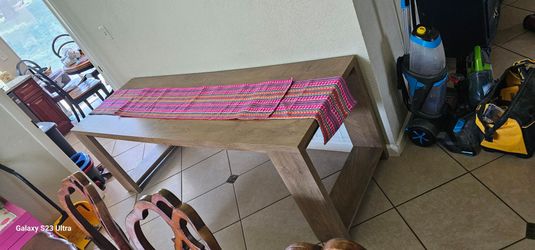 Long dining table