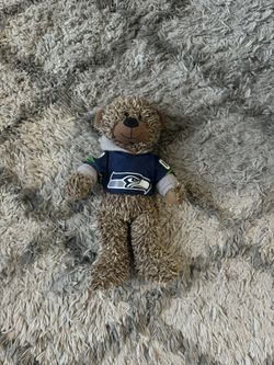 NFL Seattle Seahawks Hoodie Team Logo Stuffed Plush Bear Good Stuff