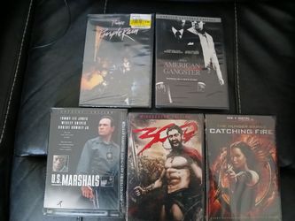 Set of 5 DVDs Movie Night